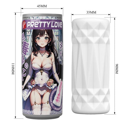 PRETTYLOVE - 3D CAN SHAPED MALE MASTURBATOR