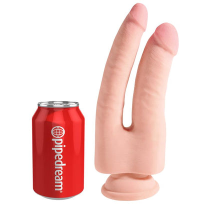 KING COCK - 3D TRIPLE DENSITY AND DOUBLE PENETRATION DILDO PLUS 9.5 FLESH