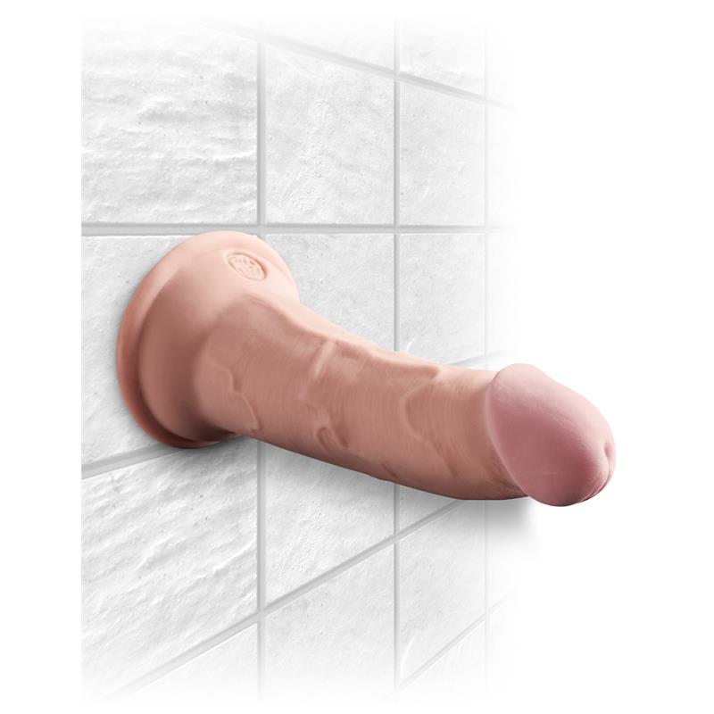 KING COCK - 3D TRIPLE DENSITY DILDO PLUS 6 FLESH