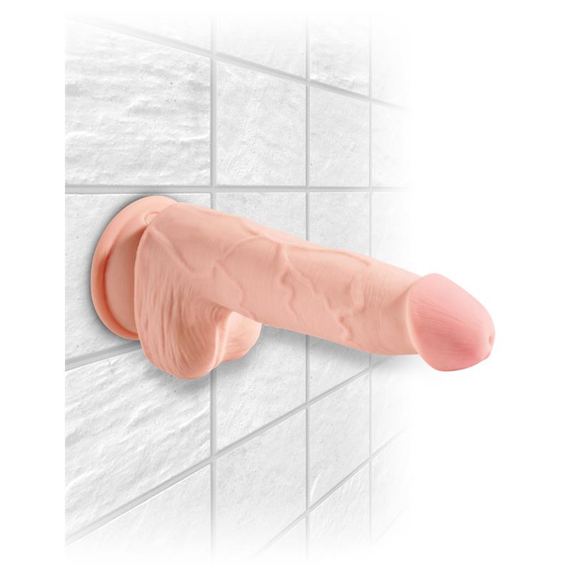 KING COCK - 3D TRIPLE DENSITY DILDO WITH BALLS PLUS 5 FLESH