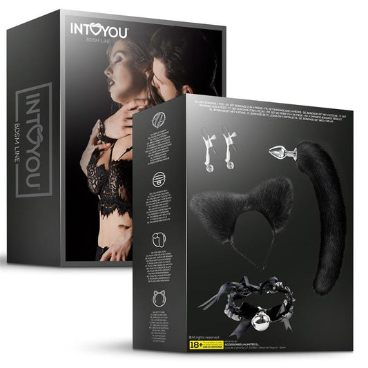 INTOYOU BDSM LINE - 4 PCS COSPLAY SET