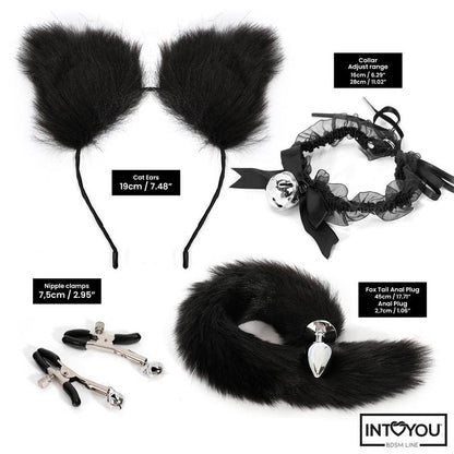 INTOYOU BDSM LINE - 4 PCS COSPLAY SET