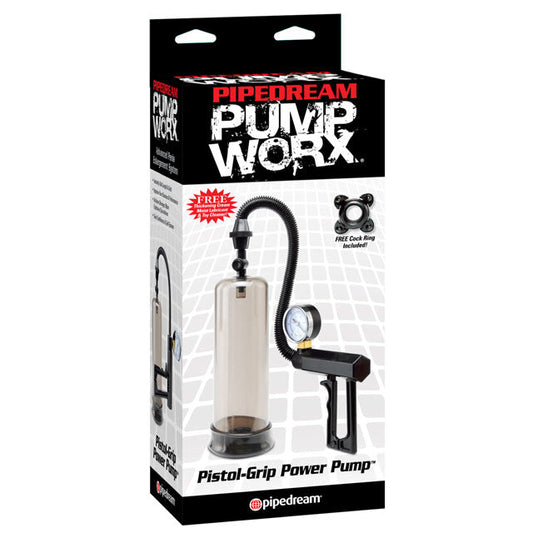PIPEDREAM - PUMP WORX PISTOL-GRIP POWER PUMP CLEAR/BLACK