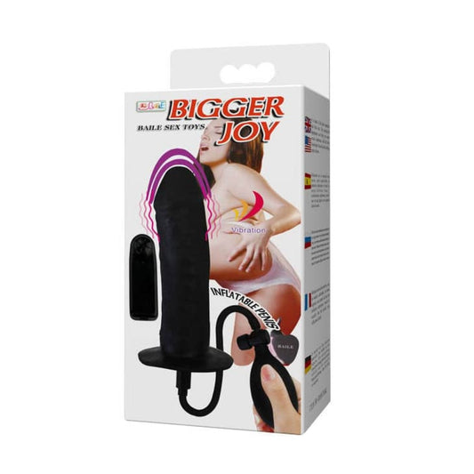 DEBRA - BIGGER JOY INFLATABLE PENIS BLACK 2