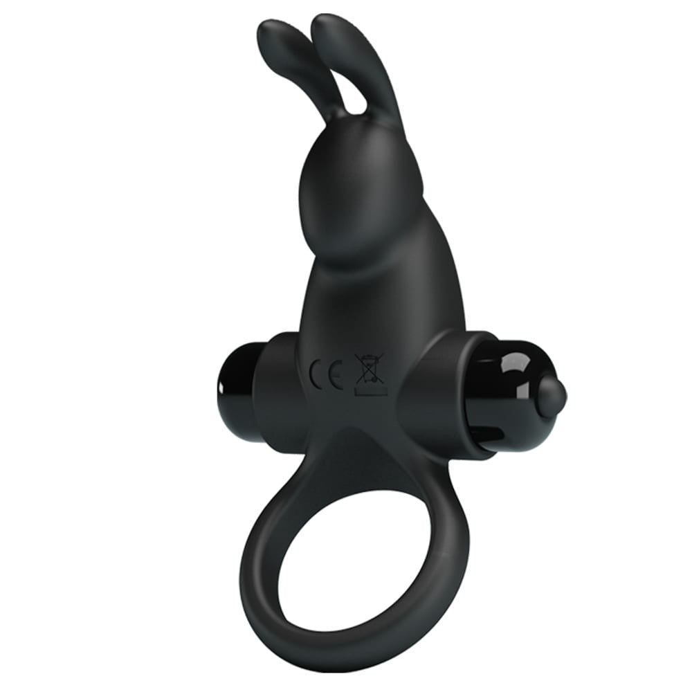 PRETTY LOVE - PRETTY LOVE VIBRANT PENIS RING 1 BLACK
