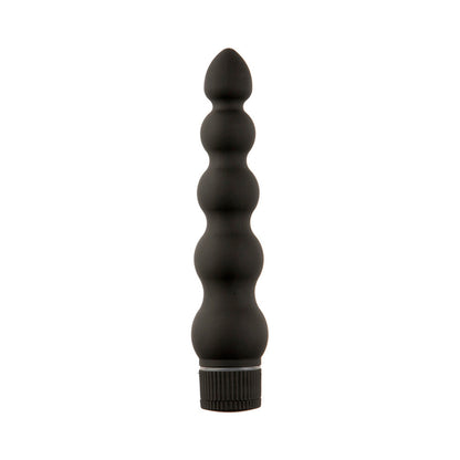 DOC JOHNSON - BLACK MAGIC 7IN RIBBED VIBRATOR