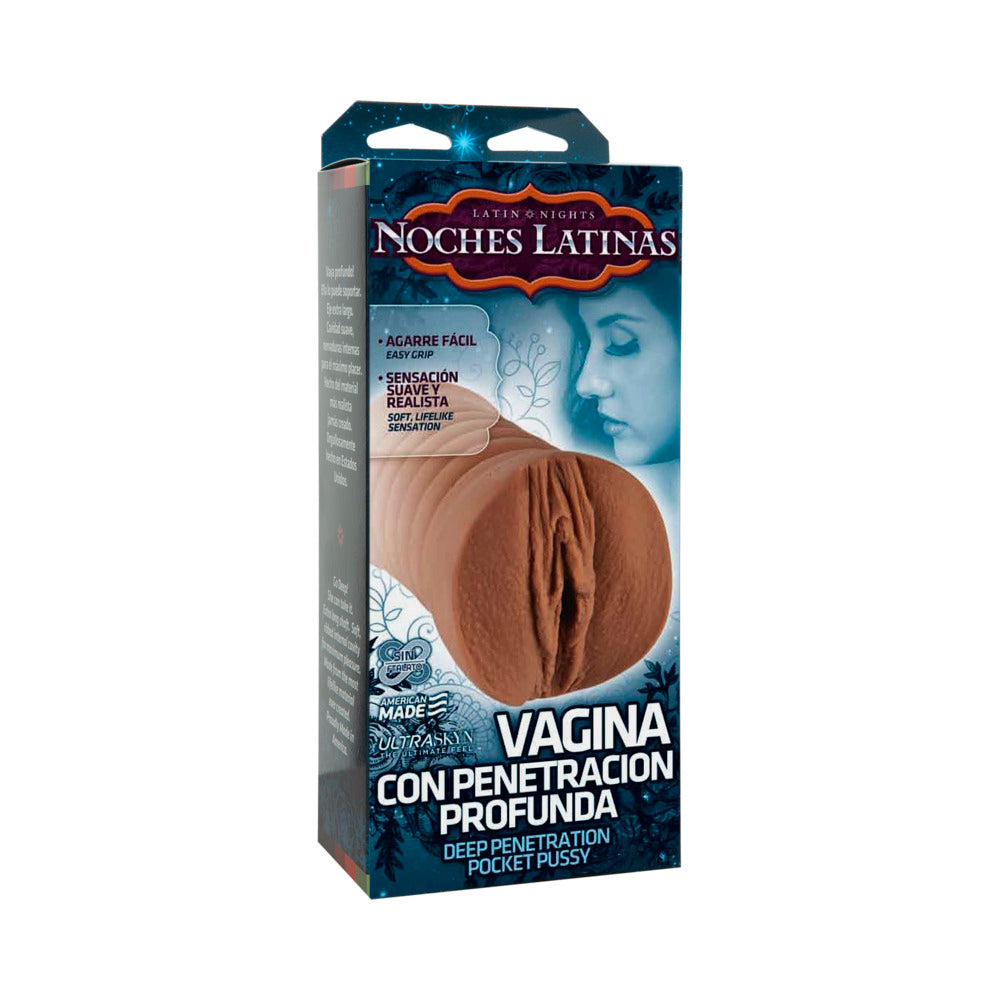 DOC JOHNSON - NOCHES LATINAS UR3 VAGINA ARTIFICIAL DE BOLSILLO PENETRACIÓN PROFUNDA