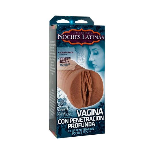 DOC JOHNSON - NOCHES LATINAS UR3 VAGINA ARTIFICIAL DE BOLSILLO PENETRACIÓN PROFUNDA