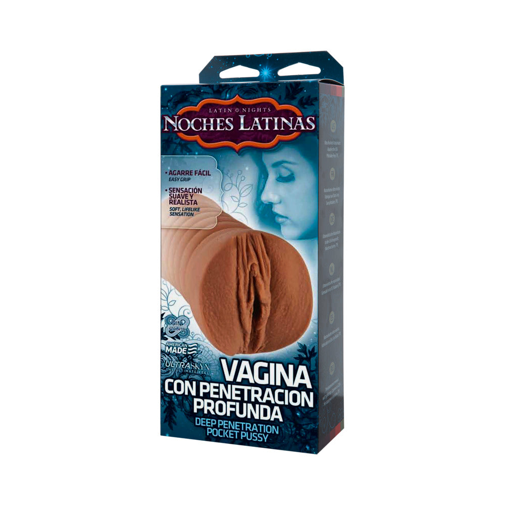 DOC JOHNSON - NOCHES LATINAS UR3 VAGINA ARTIFICIAL DE BOLSILLO PENETRACIÓN PROFUNDA
