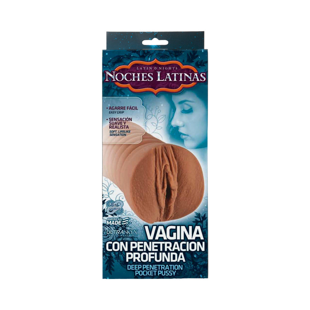 DOC JOHNSON - NOCHES LATINAS UR3 VAGINA ARTIFICIAL DE BOLSILLO PENETRACIÓN PROFUNDA