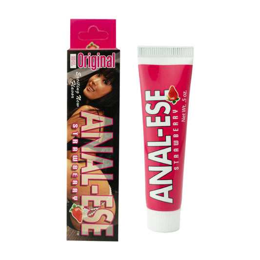 NASSTOYS - ANAL-ESE STRAWBERRY DESENSITIZING CREAM 0.5 OZ.