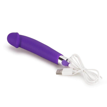 LOVETOY - RECHARGEABLE IJOY SILICONE DILDO PURPLE