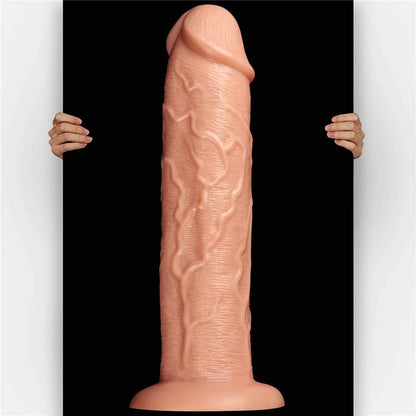 LOVETOY - 11'' REALISTIC LONG DILDO FLESH