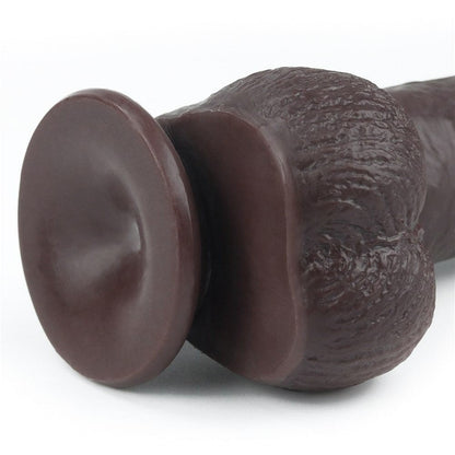 LOVETOY - 9'' SLIDING SKIN DUAL LAYER DONG BLACK