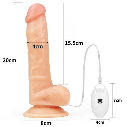 LOVETOY - VIBRATING EASY STRAPON SET 7.5"