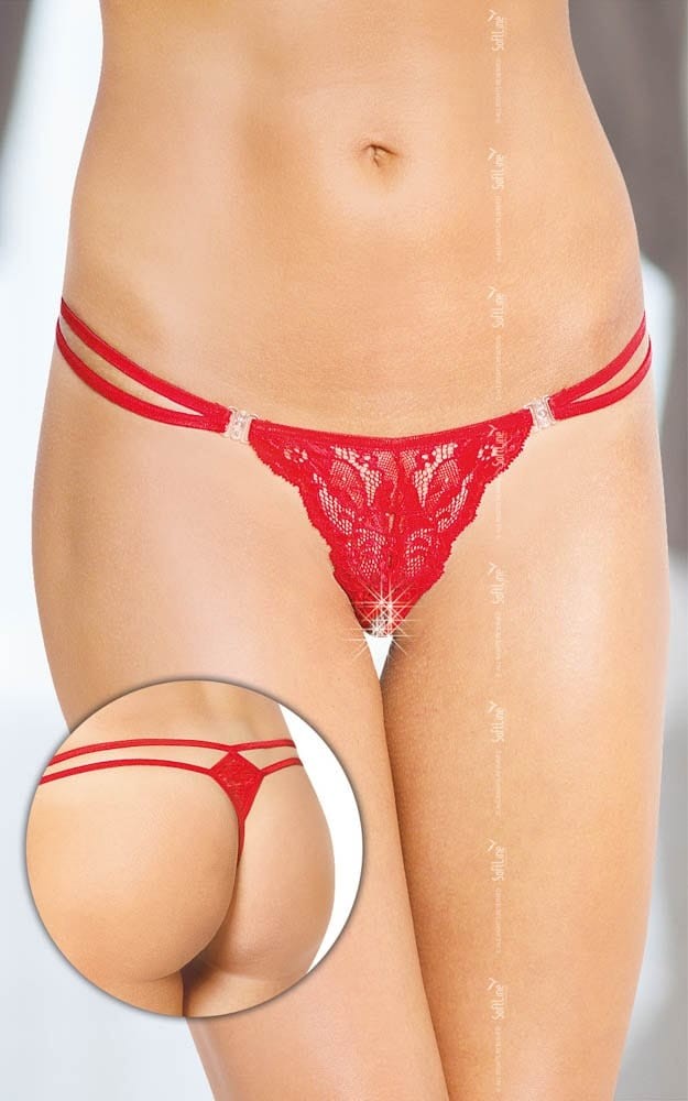 SOFTLINE - G-STRING 2444 - RED {} S/L