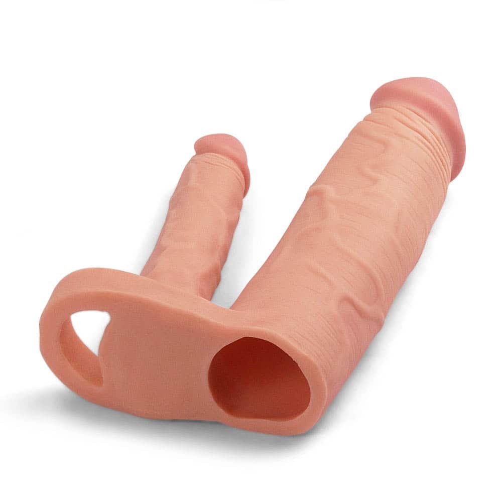 LOVETOY - ADD 2" DOUBLE PENIS SLEEVE