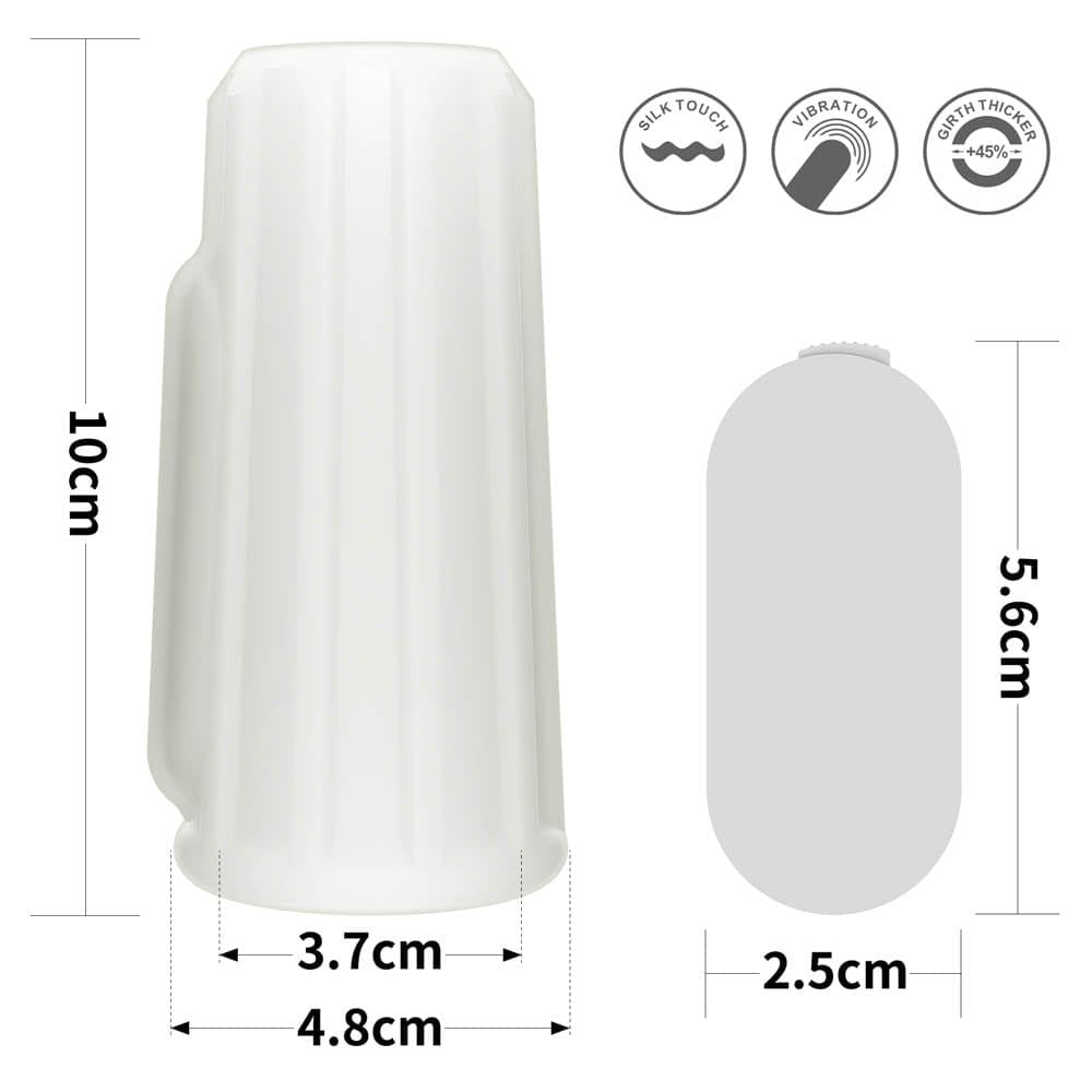 LOVETOY - VIBRATING SPIRAL KNIGHTS RING (WHITE) III