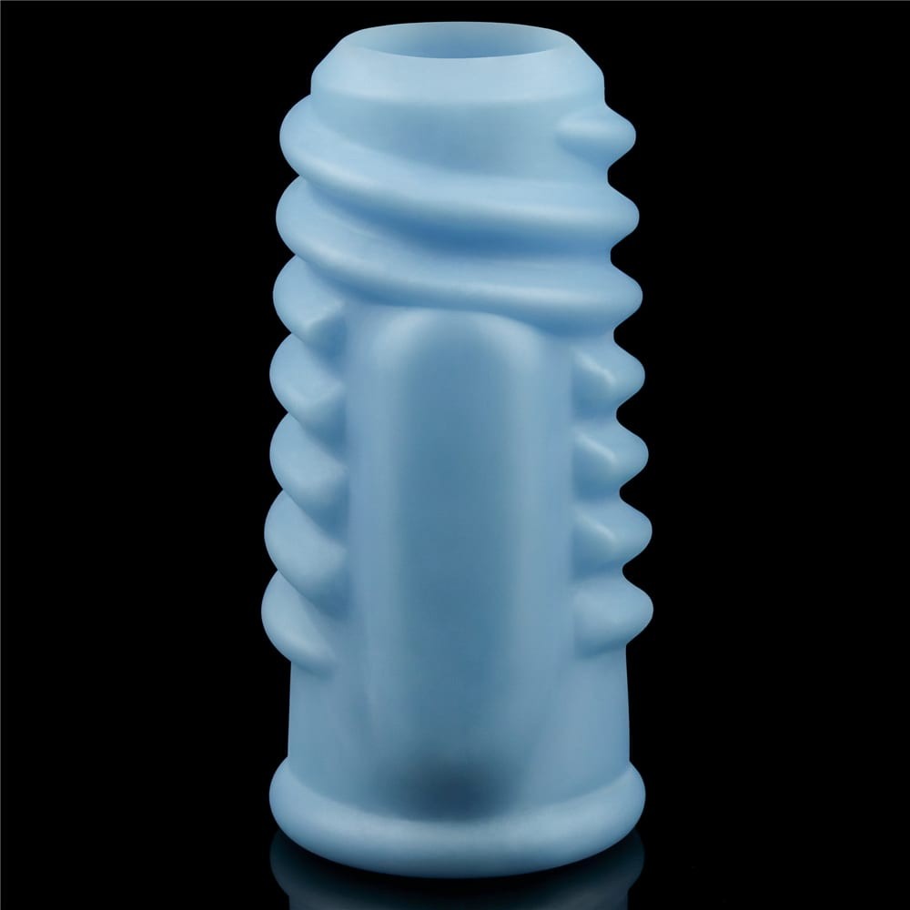 LOVETOY - VIBRATING SPIRAL KNIGHTS RING BLUE
