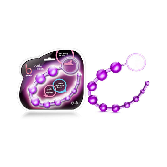 B YOURS BASIC BEADS 12.75 IN. PURPLE