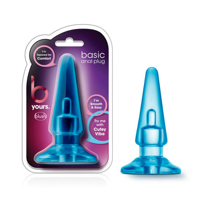 B YOURS BASIC ANAL PLUG BLUE