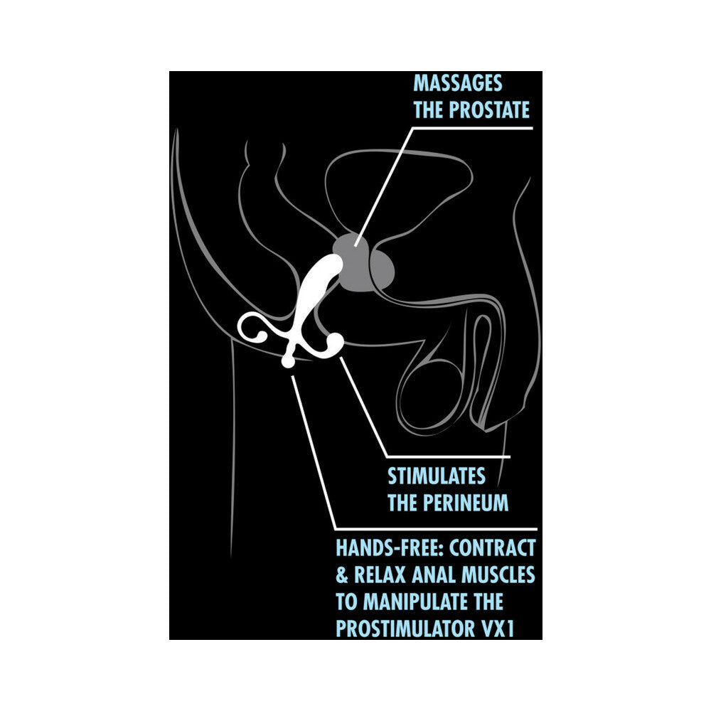 BLUSH - PERFORMANCE PROSTIMULATOR VX1 PROSTATE MASSAGER BLACK