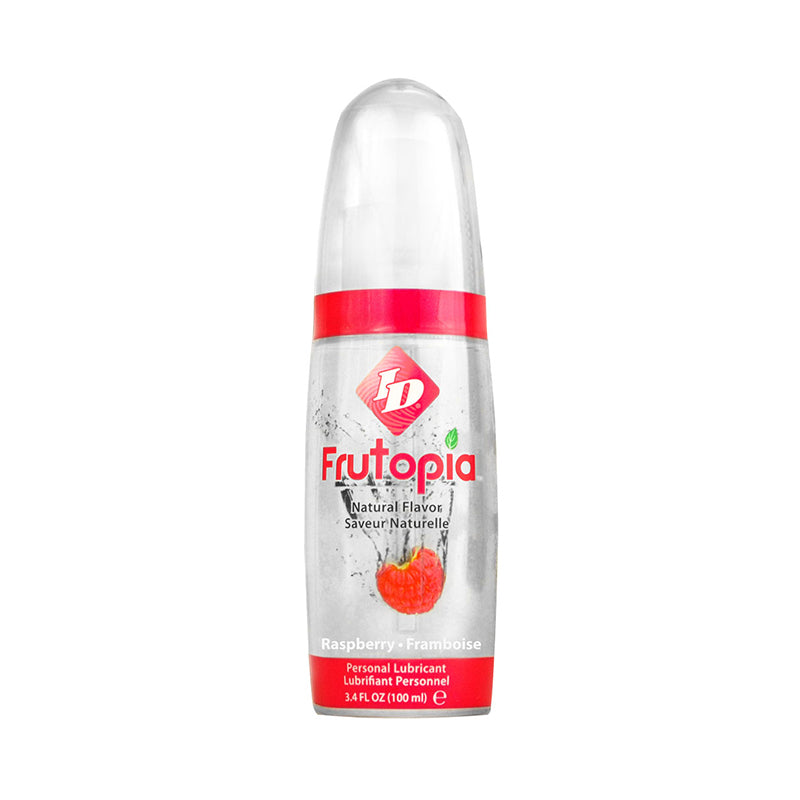 ID LUBRICANTS - ID FRUTOPIA RASPBERRY FLAVORED LUBRICANT 3.4 FL OZ