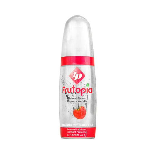 ID LUBRICANTS - ID FRUTOPIA RASPBERRY FLAVORED LUBRICANT 3.4 FL OZ