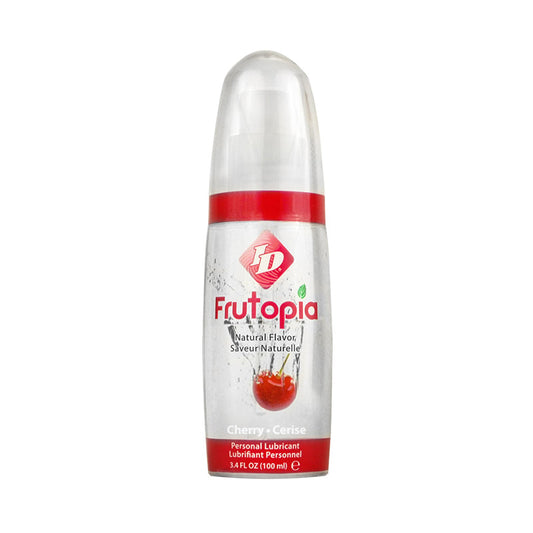 ID LUBRICANTS - ID FRUTOPIA CHERRY FLAVORED LUBRICANT 3.4 FL OZ