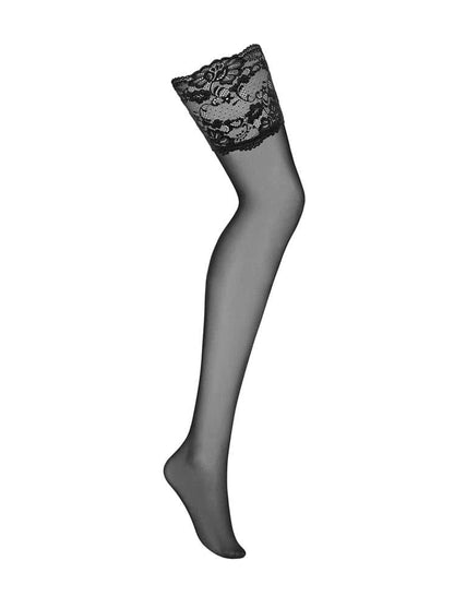 OBSESSIVE - 810-STO-1 STOCKINGS BLACK L/XL