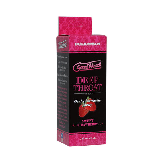 DOC JOHNSON - GOODHEAD - DEEP THROAT SPRAY - SWEET STRAWBERRY