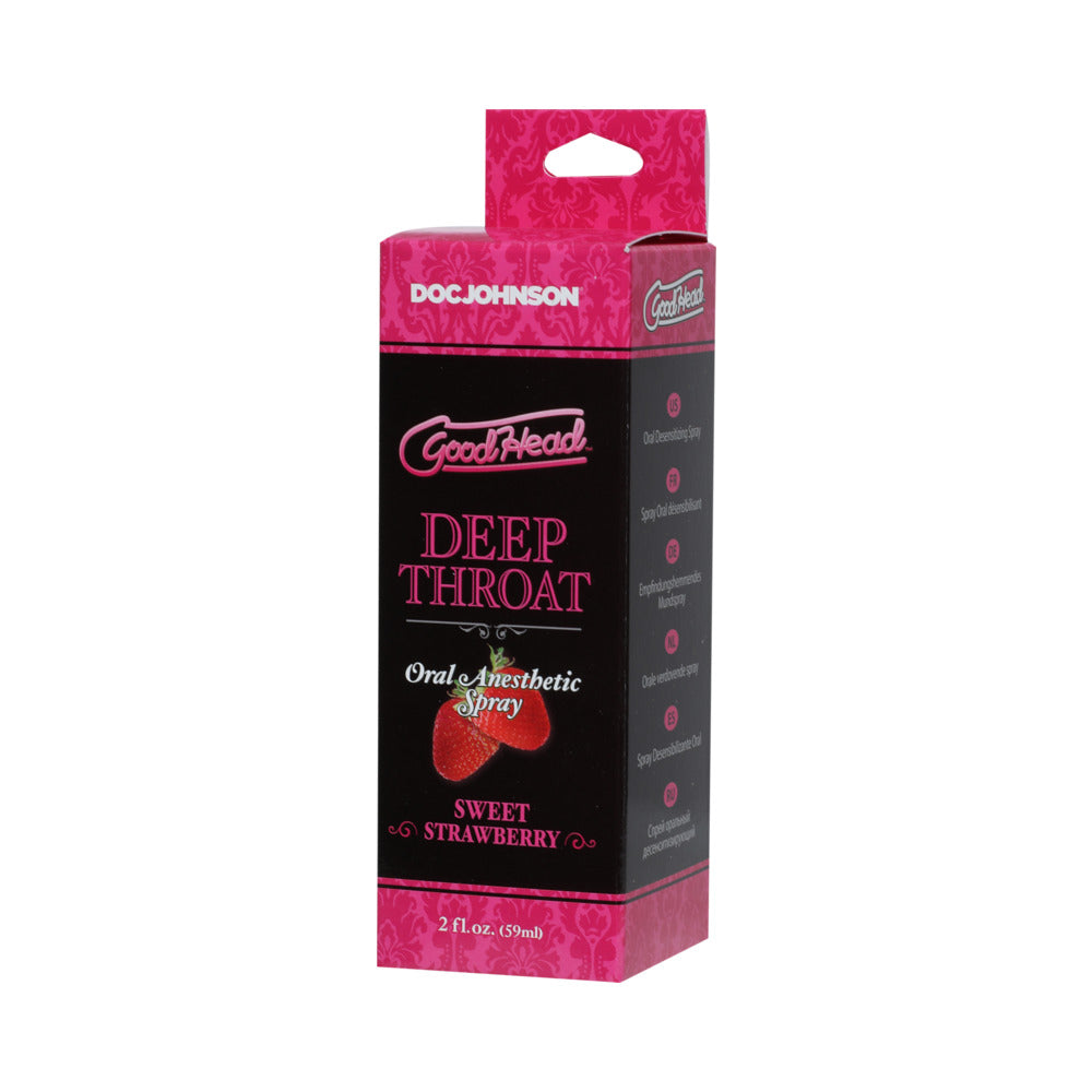 DOC JOHNSON - GOODHEAD - SPRAY PARA GARGANTA PROFUNDA - FRESA DULCE