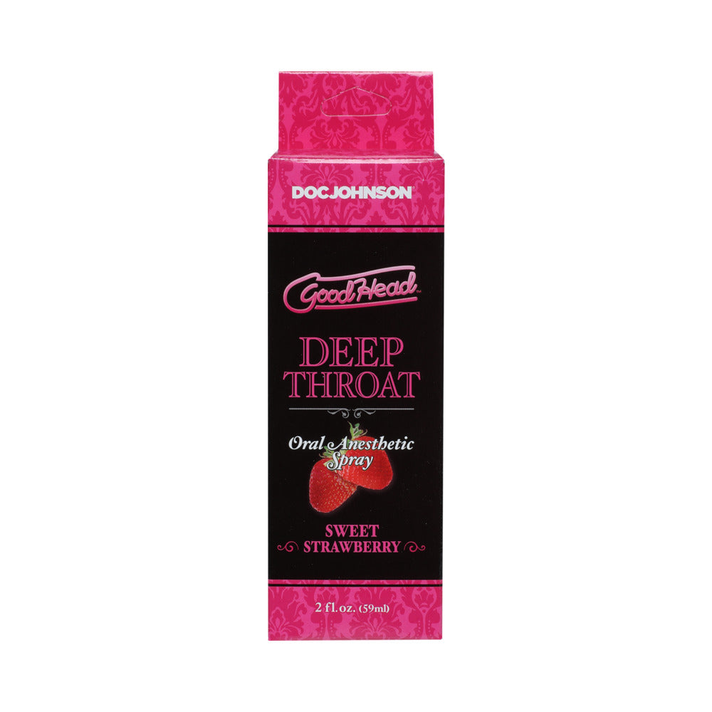 DOC JOHNSON - GOODHEAD - SPRAY PARA GARGANTA PROFUNDA - FRESA DULCE