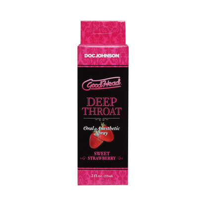DOC JOHNSON - GOODHEAD - SPRAY PARA GARGANTA PROFUNDA - FRESA DULCE