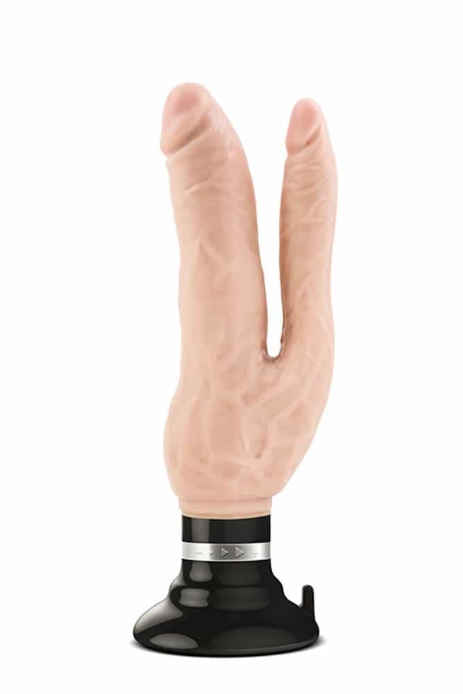 BLUSH - MR. SKIN DOUBLE VIBE COCK BEIGE