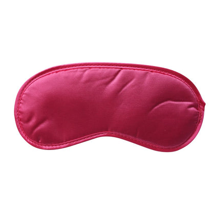 SPORTSHEETS SEX & MISCHIEF SATIN BLINDFOLD HOT PINK