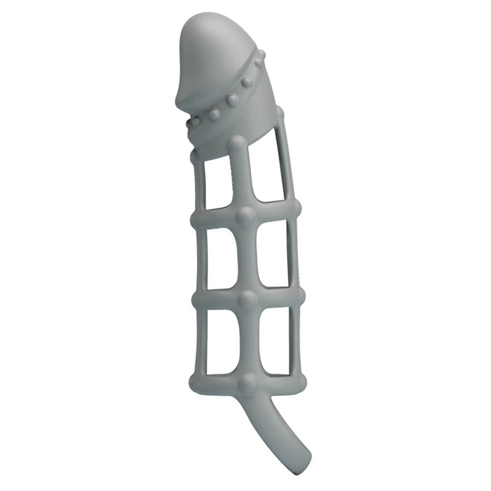 PRETTY LOVE - PRETTY LOVE PENIS SLEEVE WITH BALL STRAP WHITE