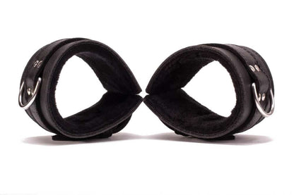 DEVIL STICKS - HAND CUFFS GRAIN LEATHER BLACK