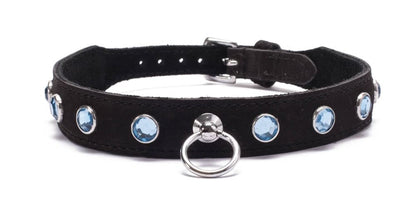 OUTLET - CRYSTAL COLLAR LIGHT BLUE
