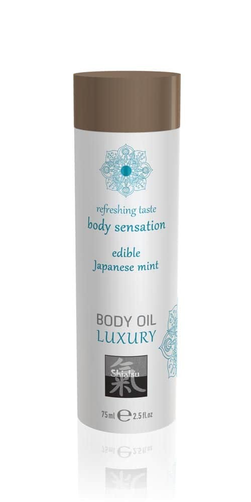 SHIATSU - LUXURY BODY OIL EDIBLE - JAPANESE MINT 75ML