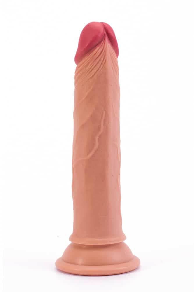 LOVETOY - 7" DUAL-LAYERED SILICONE NATURE COCK FLESH