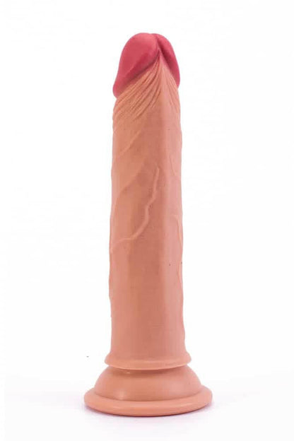 LOVETOY - 7" DUAL-LAYERED SILICONE NATURE COCK FLESH