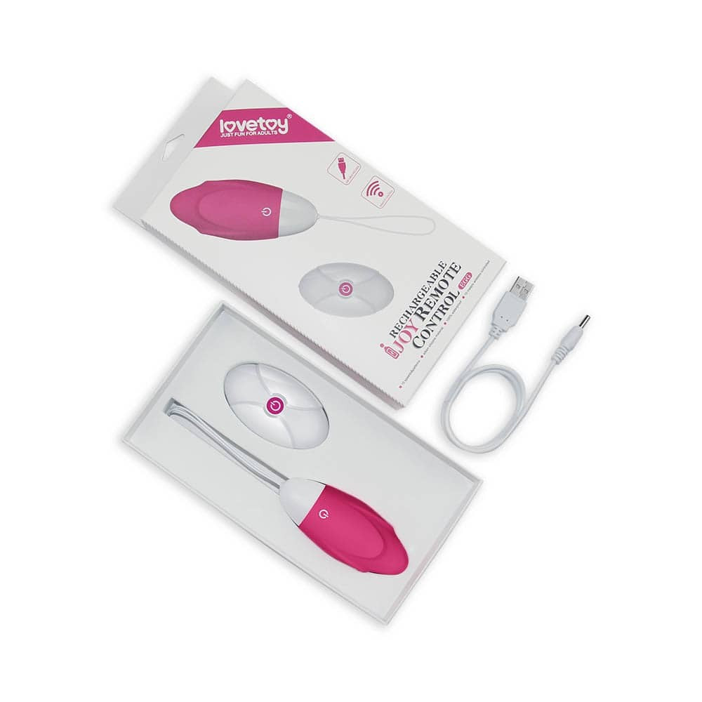LOVETOY - IJOY WIRELESS REMOTE CONTROL RECHARGEABLE EGG PINK 1