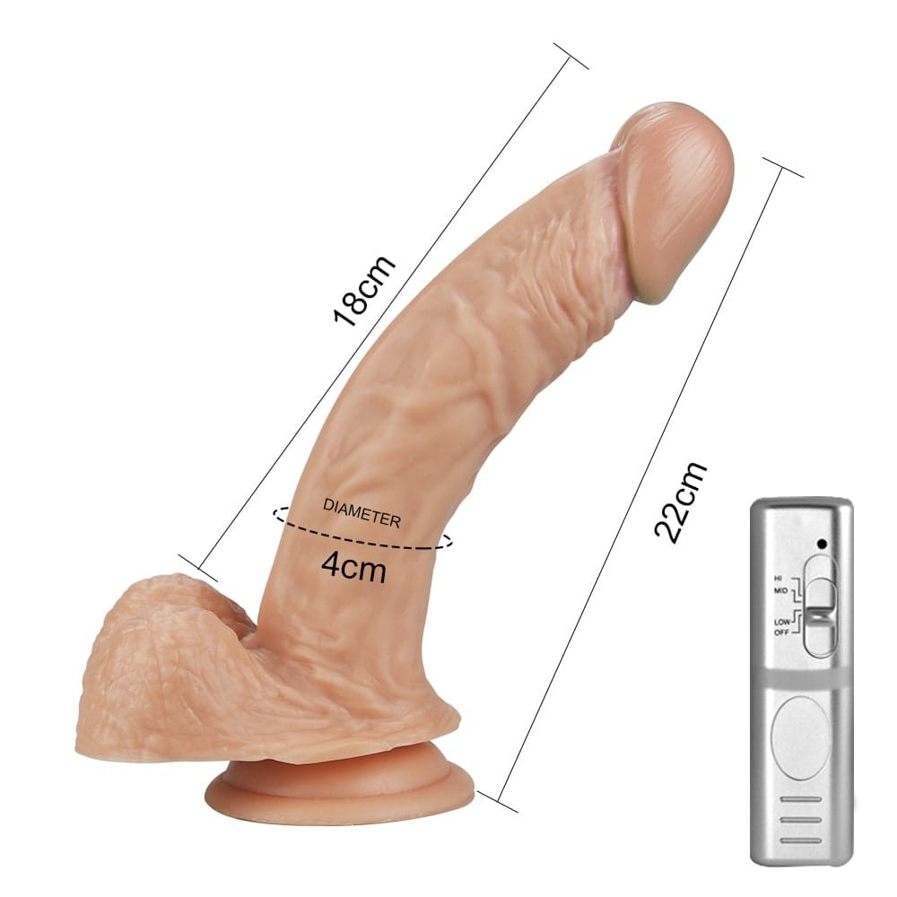 LOVETOY - 8.5" REAL EXTREME VIBRATING DILDO