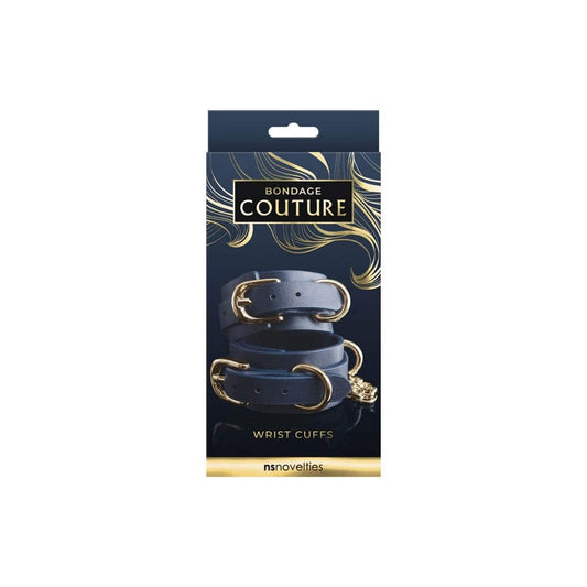 NS TOYS - BONDAGE COUTURE - WRIST CUFF - BLUE