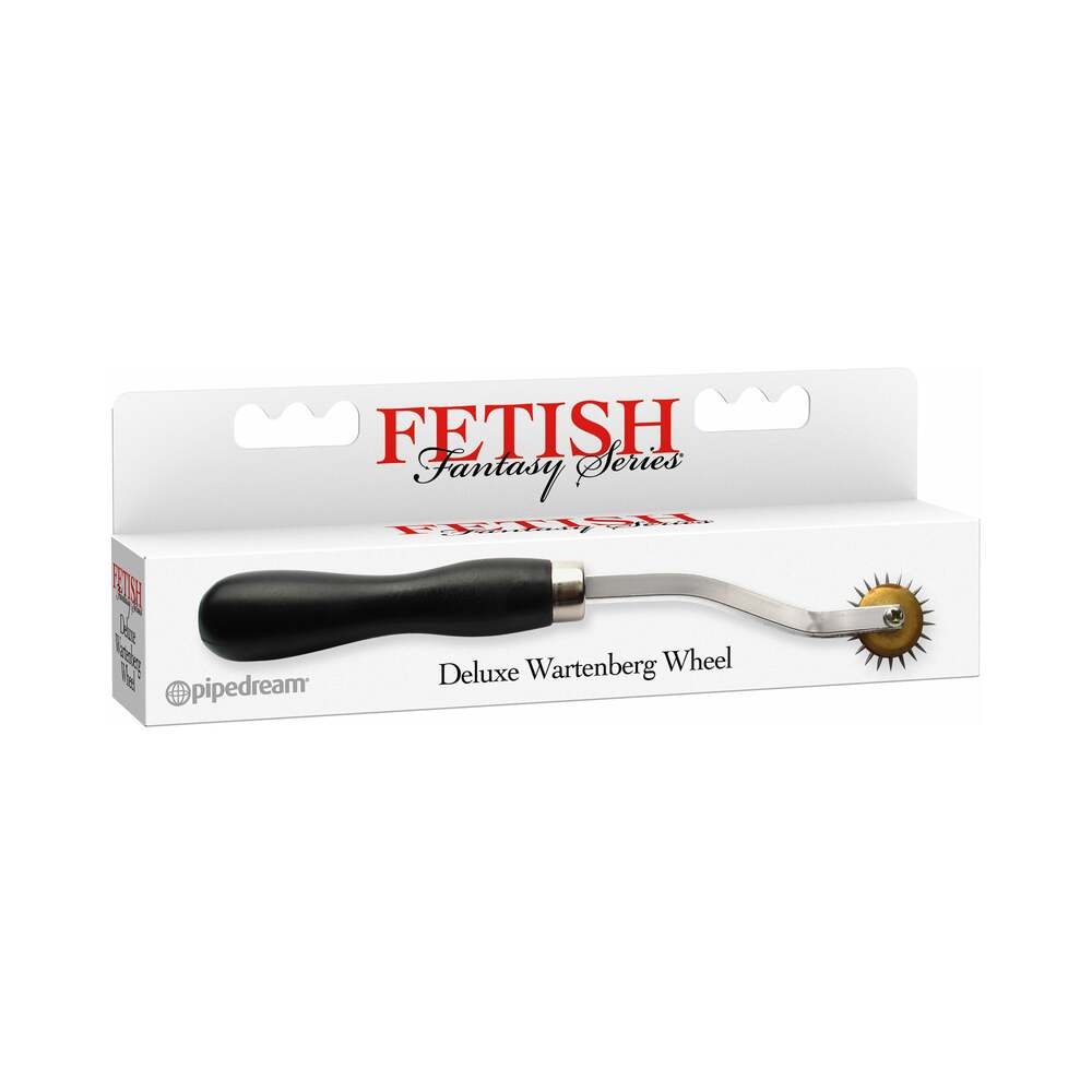 PIPEDREAM - FETISH FANTASY SERIES DELUXE WARTENBERG WHEEL SILVER/BLACK