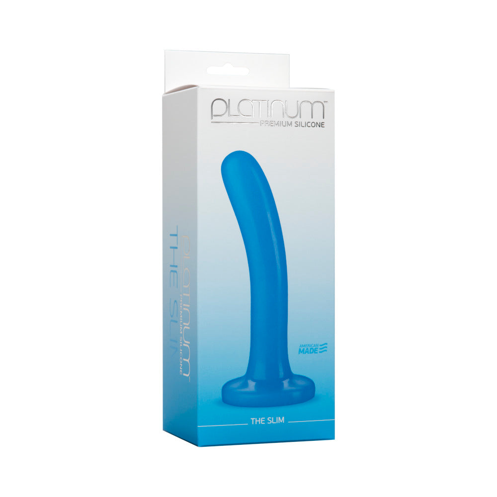 PLATINUM PREMIUM SILICONE - THE SLIM BLUE