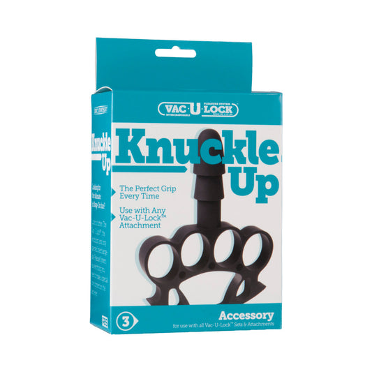 DOC JOHNSON - VAC-U-LOCK - KNUCKLE UP BLACK