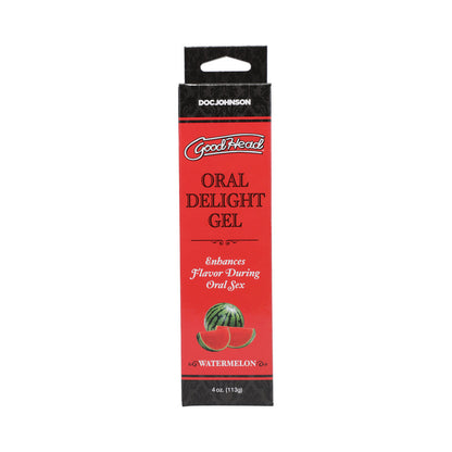 DOC JOHNSON - GOODHEAD ORAL DELIGHT GEL WATERMELON 4 OZ.