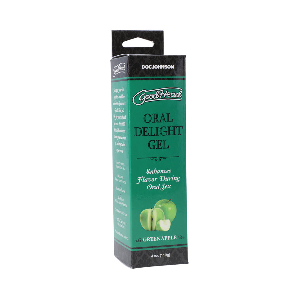 DOC JOHNSON - GOODHEAD ORAL DELIGHT GEL GREEN APPLE 4 OZ.